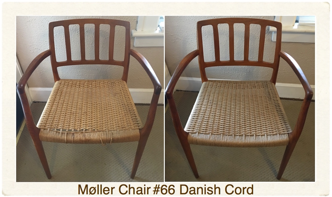 Seat Weaving in Danish Paper Cord and Cane